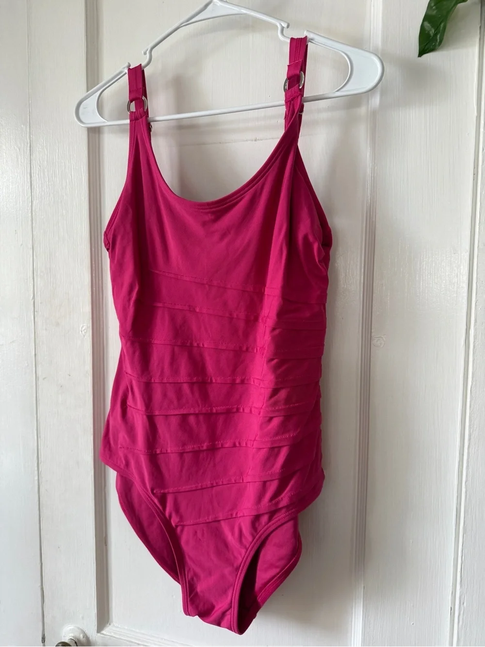 Calvin Klein Hot Pink One-Piece Swimsuit size 12